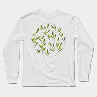 Green Olive Long Sleeve T-Shirt